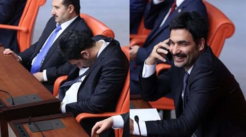 Τουρκία: Νέος βουλευτής, πρώην τραγουδιστής, αποκοιμήθηκε στα έδρανα!